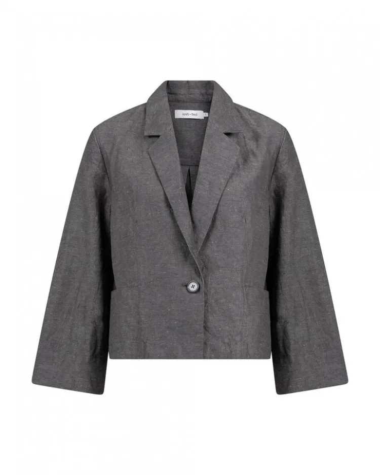 puck_blazer_1.webp Knit-ted Puck Blazer Black Discount