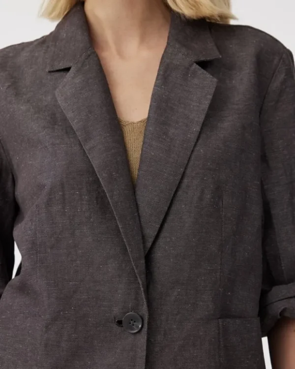 Knit-ted Puck Blazer Black Discount