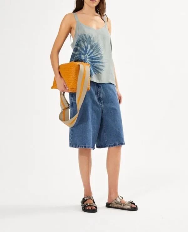 Rabens saloner Raha Denim Short Washed+Indigo New