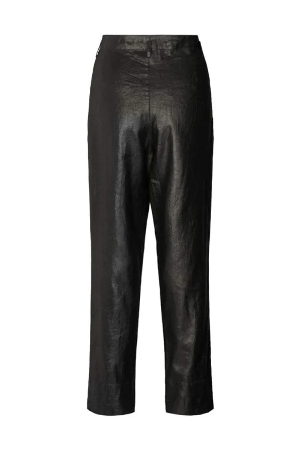 Rabens saloner Raina Glazed Pleat Pants Black Hot