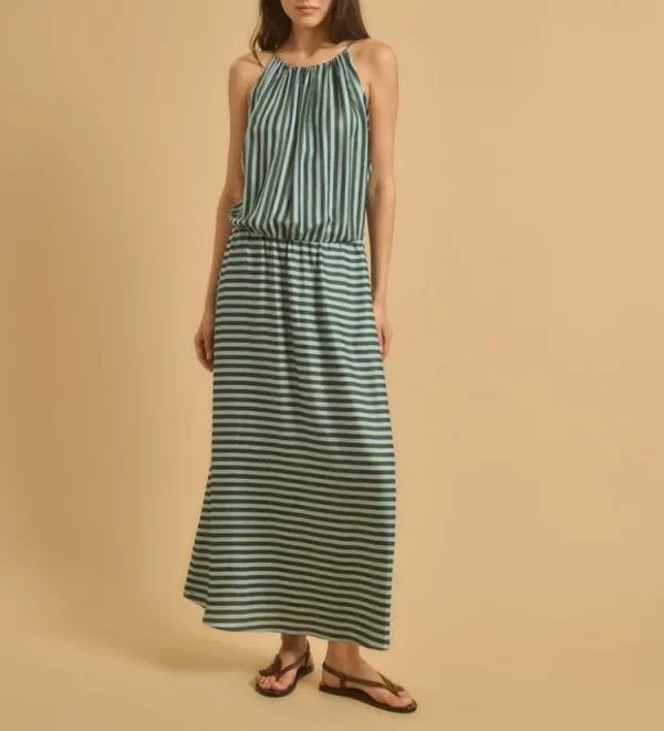 Diega Ranzia Dress Ciel+Vert Clearance