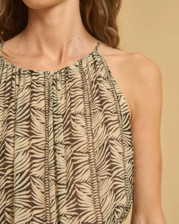 Diega Ranzia Dress Ecru+Noir Clearance