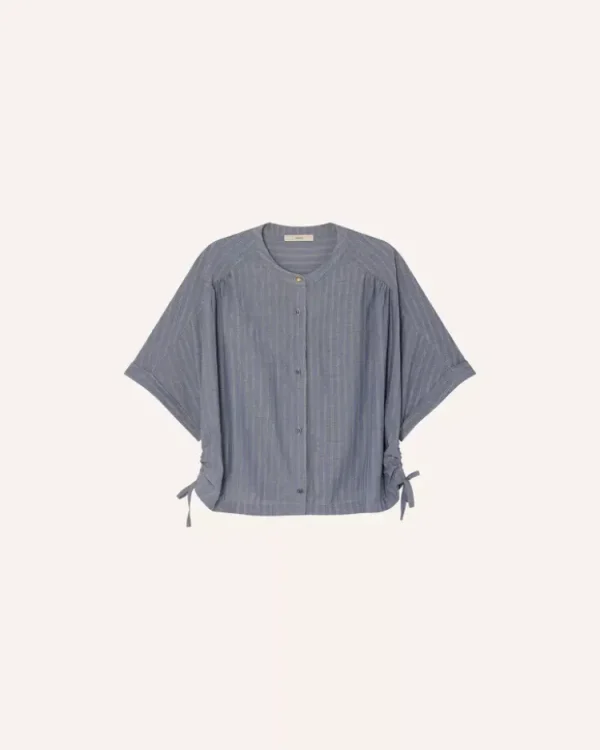 Sessun Reva Blouse Chambray+Blue Fashion