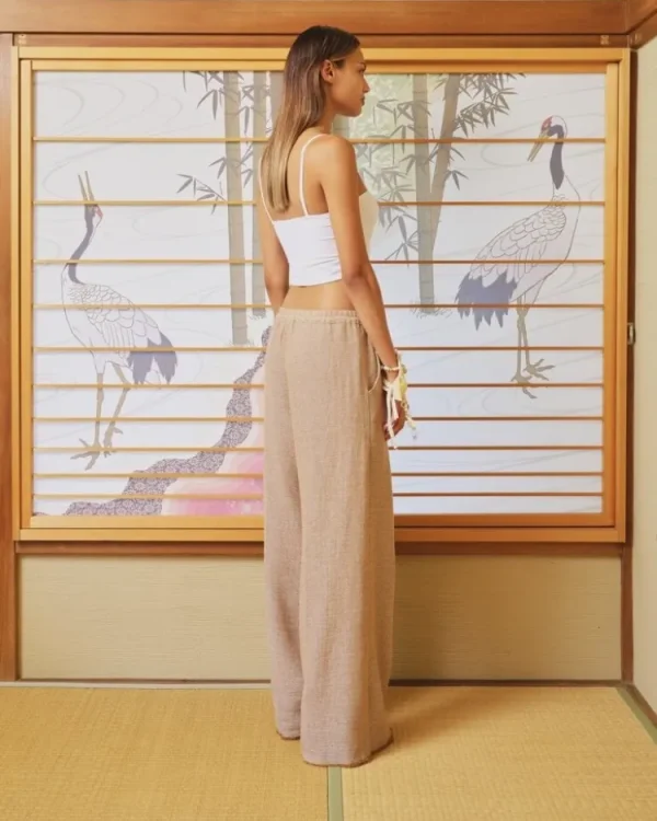 Sea Me Happy Riley Pants Sand Online