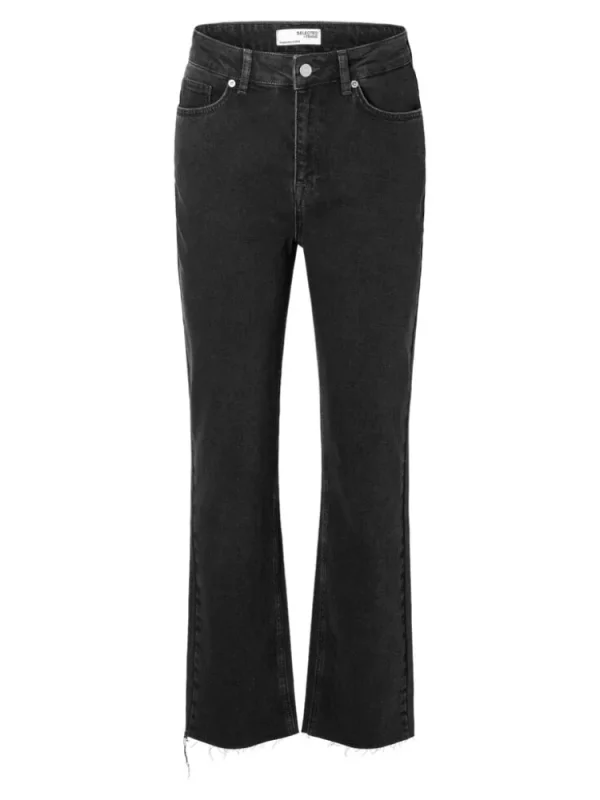 Selected Femme Roby Jeans Black+Denim Clearance