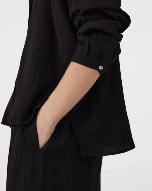 Knit-ted Rosan Blouse Black Discount