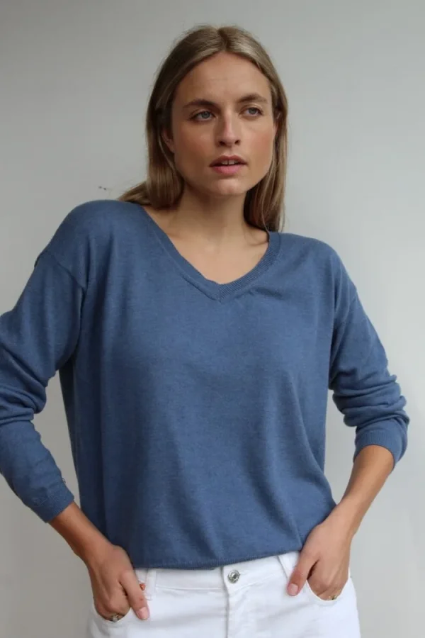 Gris Rousseau Reversible Knit Denim Best