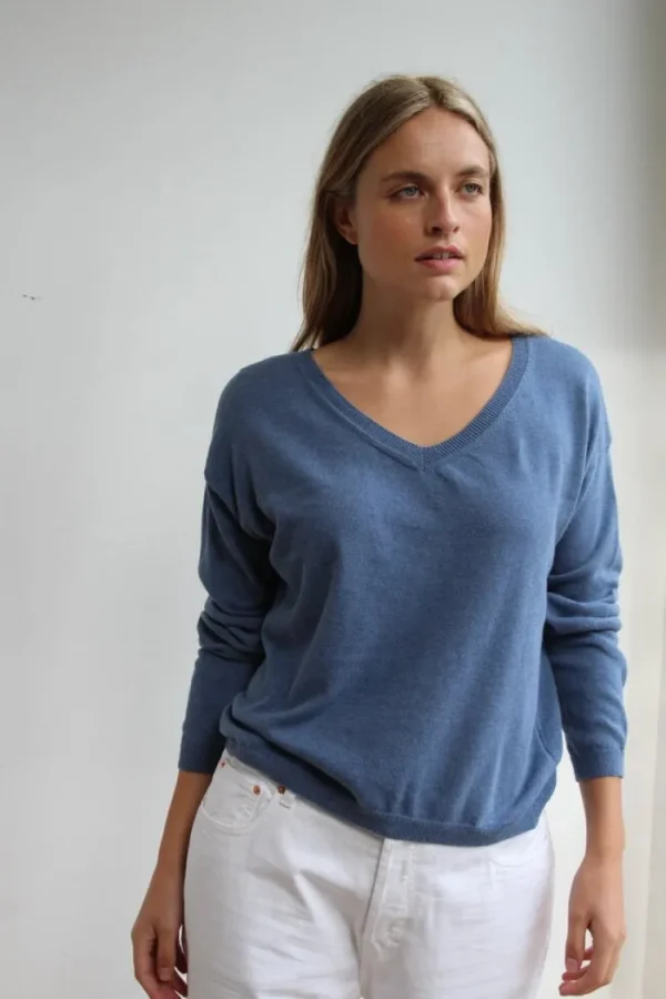 Gris Rousseau Reversible Knit Denim Best