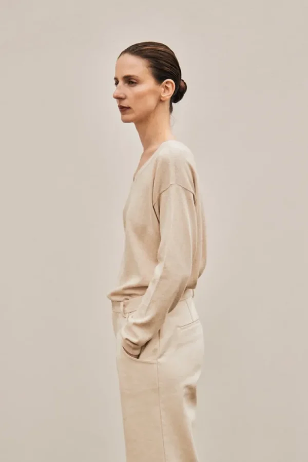 Gris Rousseau Reversible Knit Neutro Outlet