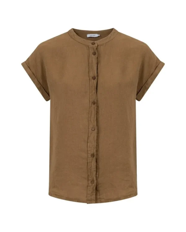 Knit-ted Rumi Blouse Camel Hot