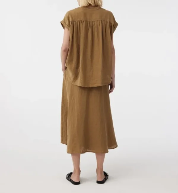 Knit-ted Rumi Blouse Camel Hot