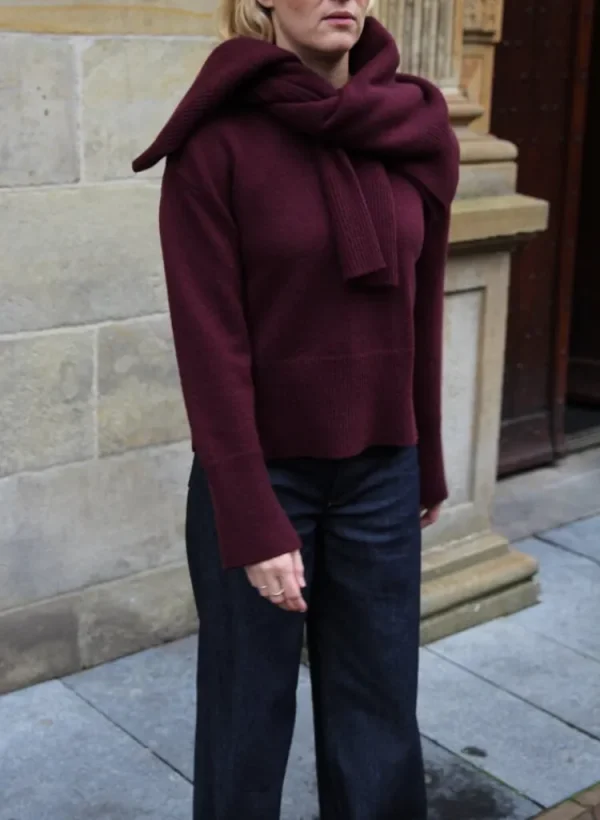 Gris Sartre Sweater Burgundy Sale