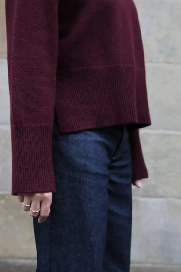 Gris Sartre Sweater Burgundy Sale