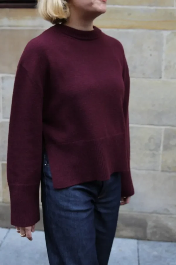 Gris Sartre Sweater Burgundy Sale