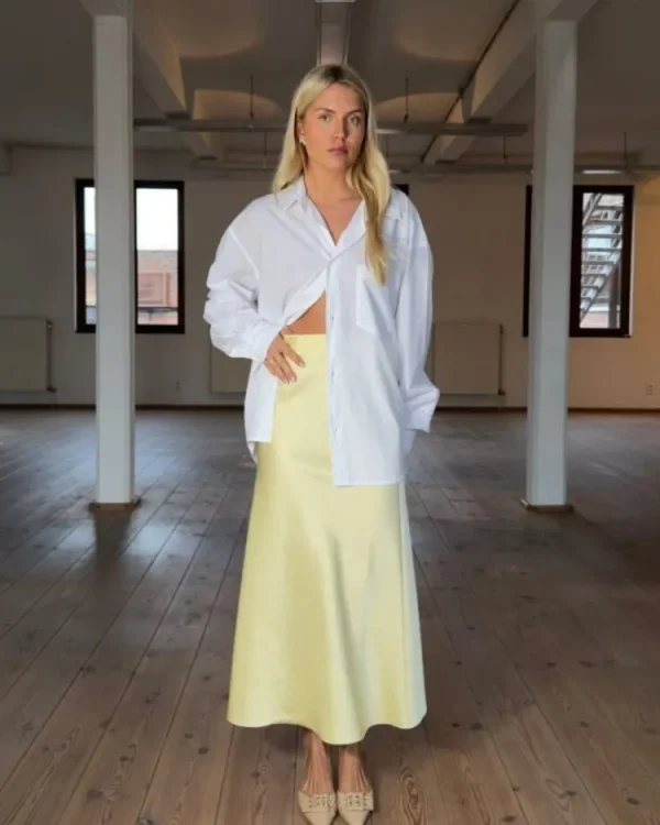 Sea Me Happy Scarlett Skirt Pudding+Yellow Discount