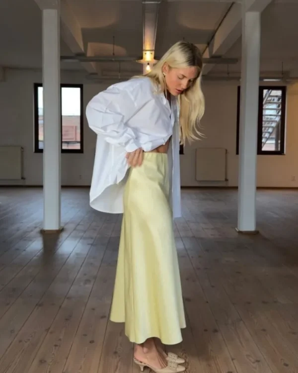 Sea Me Happy Scarlett Skirt Pudding+Yellow Discount