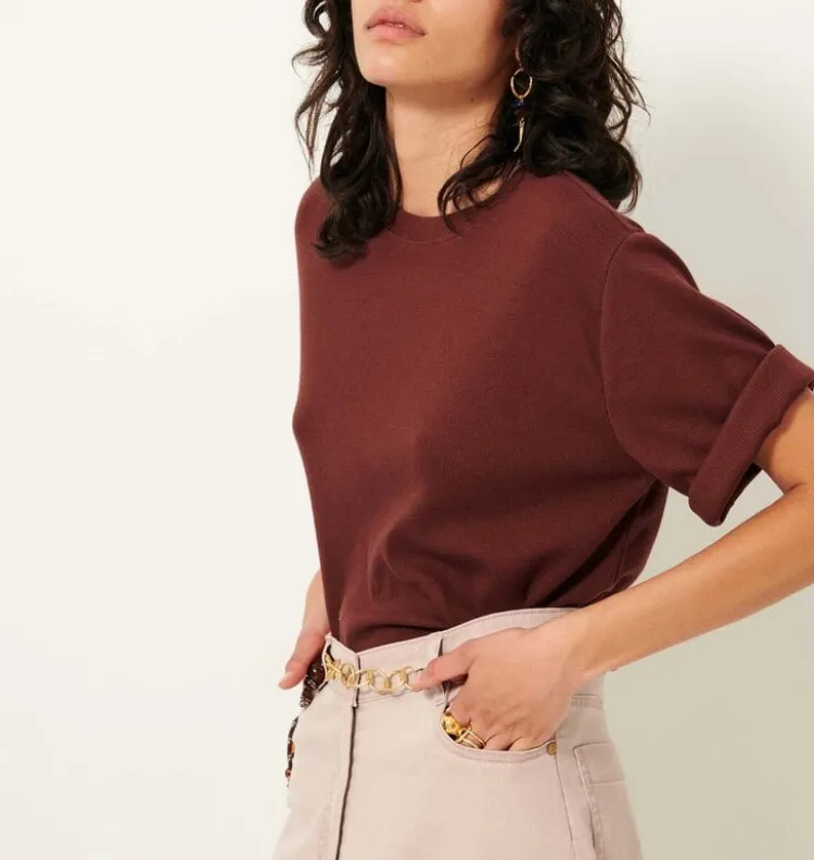 serge_shirt_2.webp Sessun Serge Shirt Burgundy Online