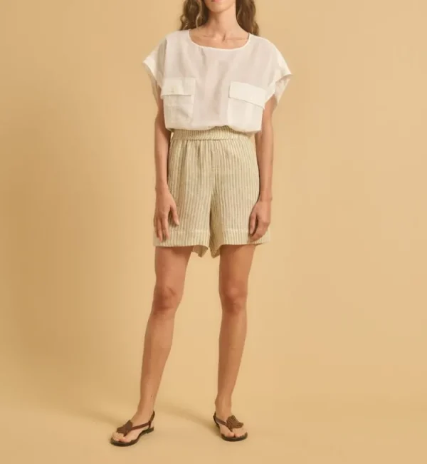 Diega Shano Short Ecru+Noir Clearance