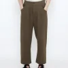 7115 Signature Curve Legged Trouser Olive Outlet
