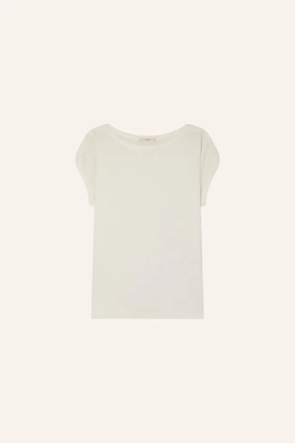 Sessun Sixtojacquard T-Shirt Fleur+de+Sel Discount