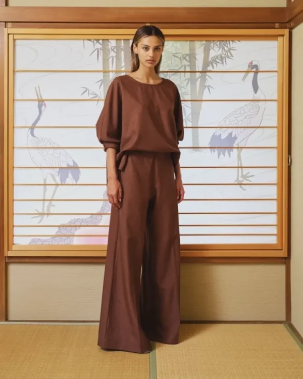 Sea Me Happy Super Woody Pants Cacao Hot