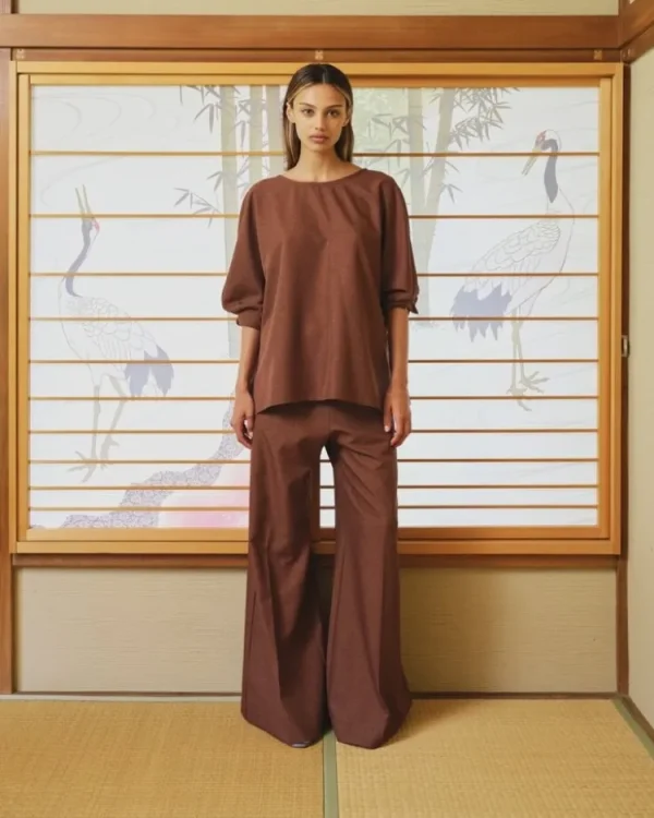 Sea Me Happy Super Woody Pants Cacao Hot