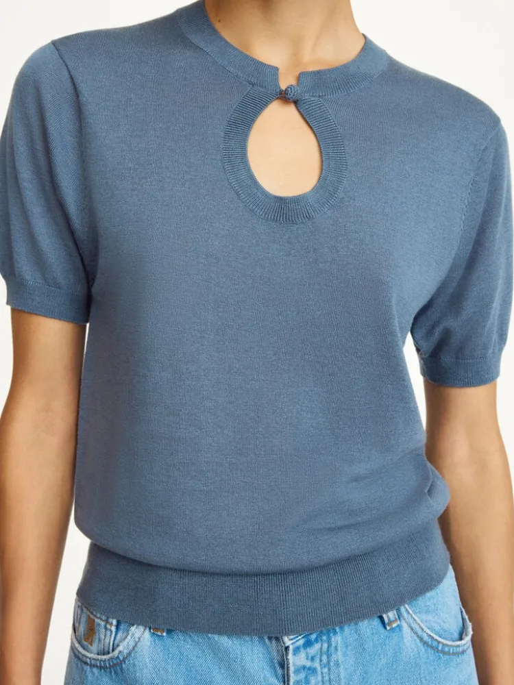 tala_top_0.webp By Malene Birger Tala Top Grissaille Outlet