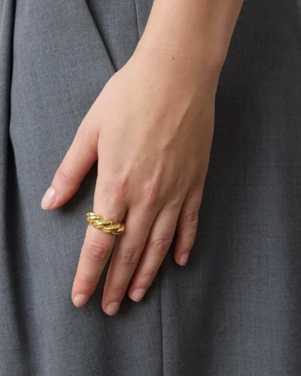 Lie Studio The Christine Ring Gold Hot