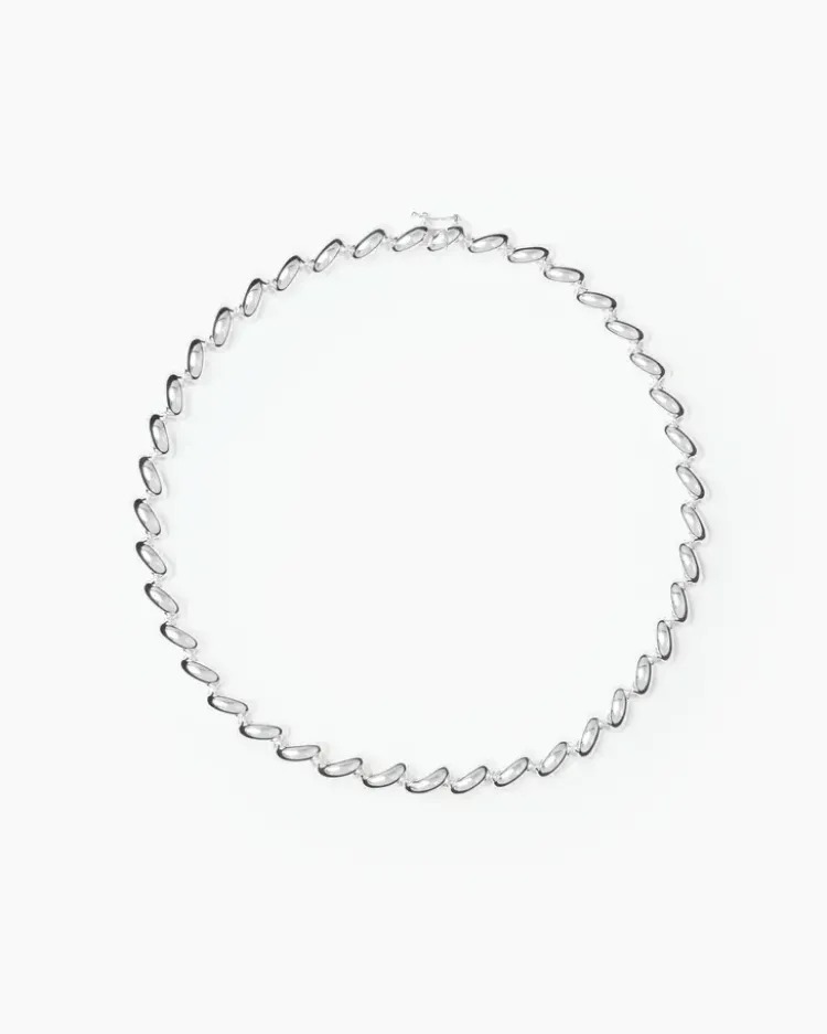 the_edith_necklace_silver_1.webp Lie Studio The Edith Necklace Silver Discount