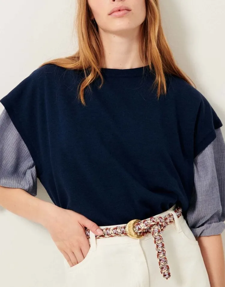 tiberio_sweater_0.webp Sessun Tiberio Sweater Bleu+de+Chine Hot