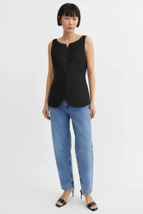 Skall Studio Toni Waistcoat Black Online