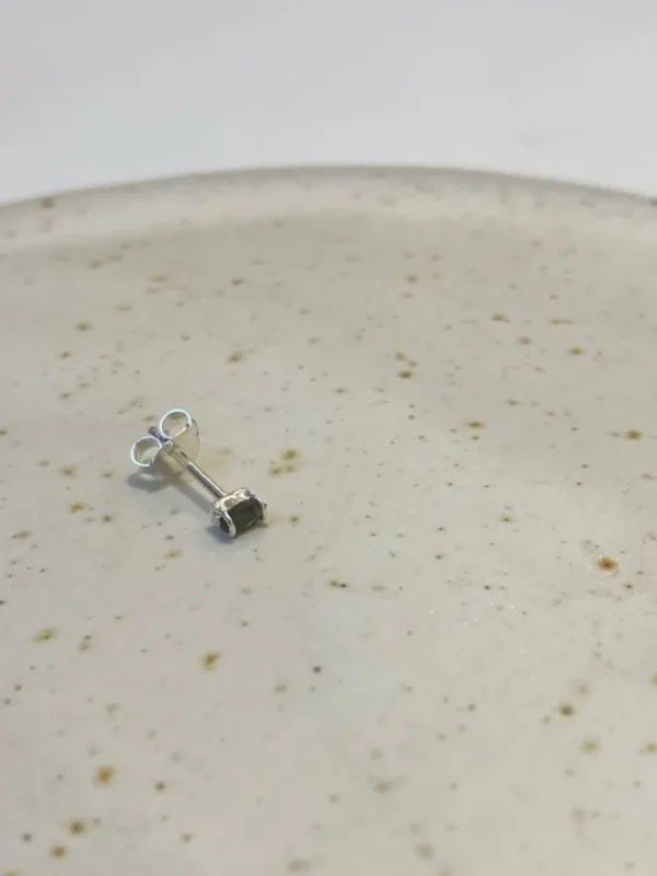 By1Oak Twilight Silver Earring Clearance