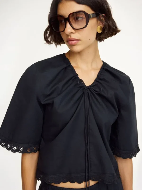 By Malene Birger Ulrikke Top Black Clearance