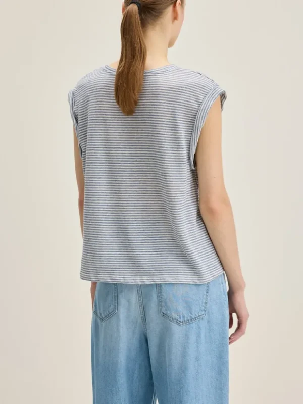 Bellerose Vlyn T-Shirt Stripe+D Discount