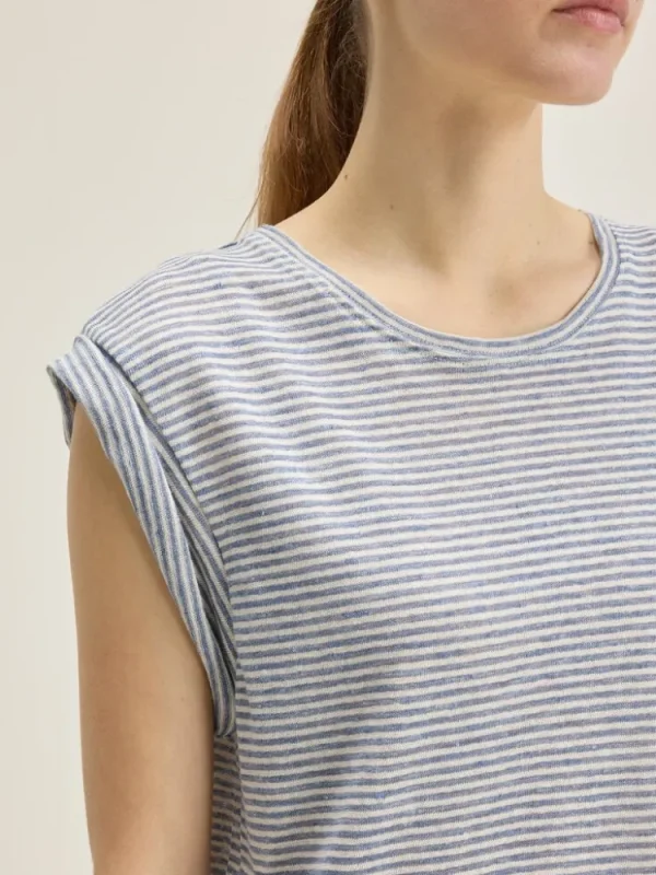Bellerose Vlyn T-Shirt Stripe+D Discount
