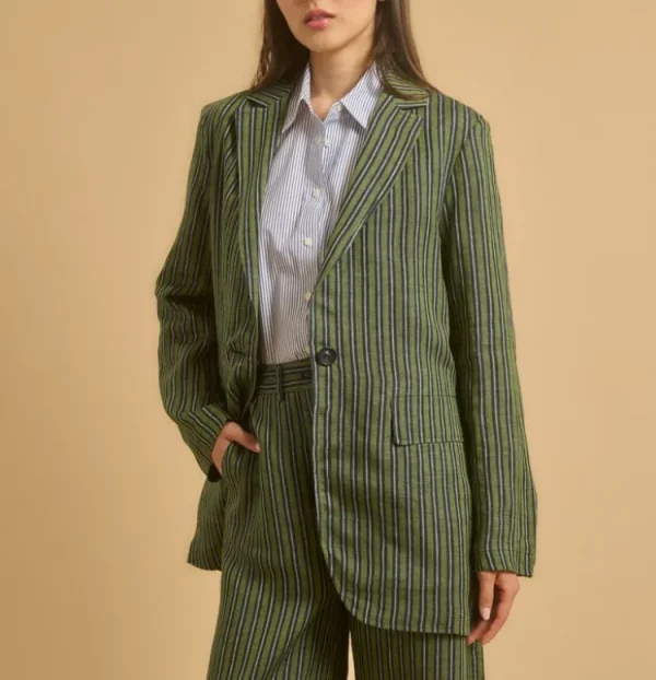 Diega Vouzieto Jacket Vert+Marine New