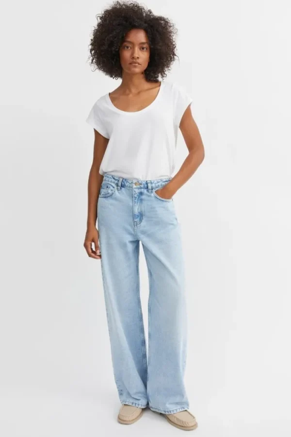 Skall Studio Willow Wide Jeans Worn+Light+Blue Best